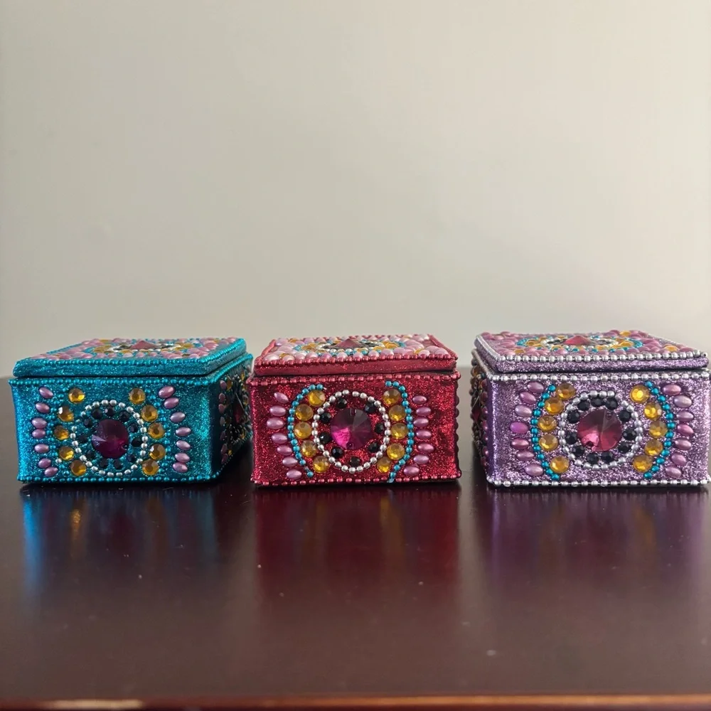 Jeweled Trinket Boxes - Picture 2 of 4